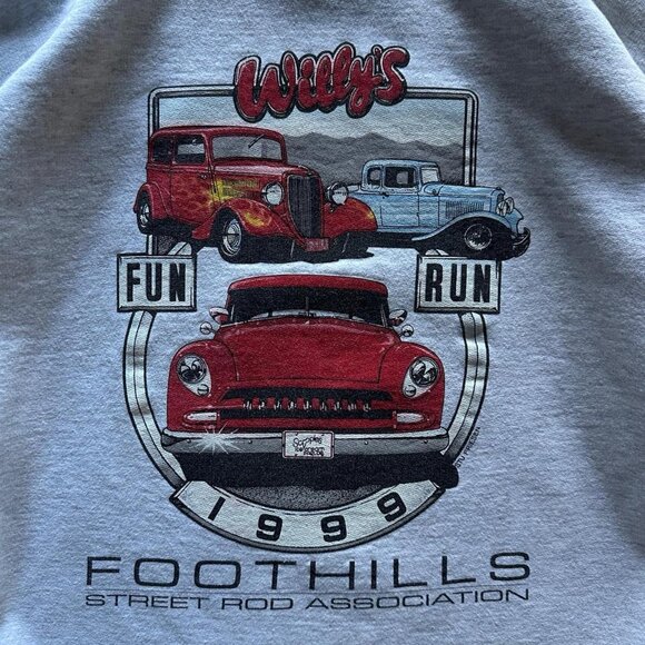 vintage car graphic boxy sweatshirt - Picture 2 of 4